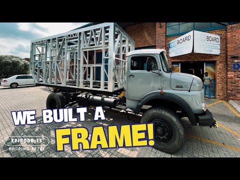 DIY Camper Frame Build | Building Betsy - EPISODE 13 | Expedition Vehicle Build