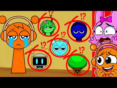 Sprunki Oren está buscando a todos los bebés Sprunkis amigos 😱