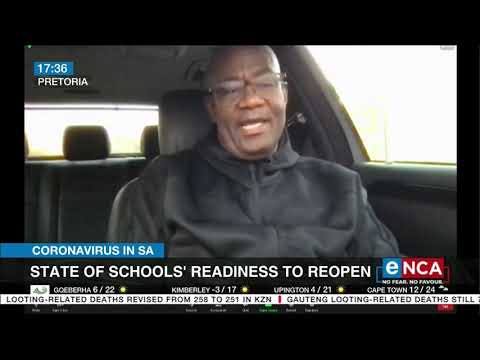 State of schools' readiness to reopen