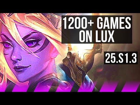 LUX & Kalista vs PANTHEON & Ezreal (SUP) | 1200+ games | KR Diamond | 25.S1.3