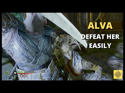 God of War Ragnarok - Alva Boss Fight - This Boss is EASY! Defeat Her Easily!
