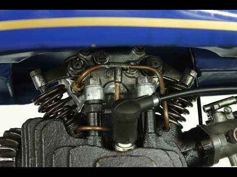 OK Supreme Silver Cloud 1935 250cc 1 cyl ohc - vintage motorcycle - start up