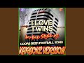 I Love Twins (In the Style of Coors Beer Football ...