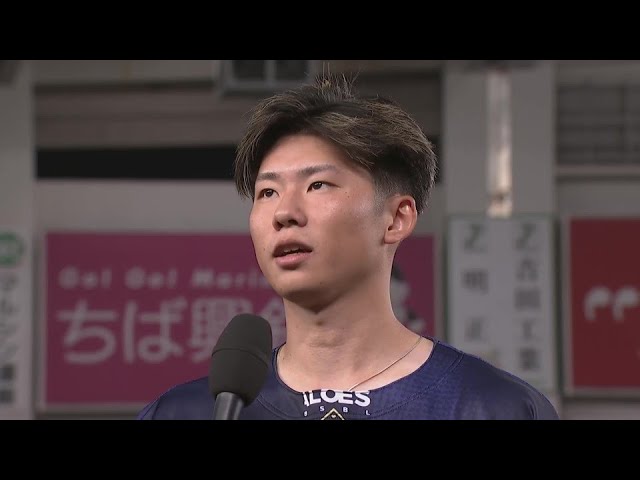 バファローズ・曽谷龍平投手ヒーローインタビュー 9月26日 千葉ロッテマリーンズ 対 オリックス・バファローズ