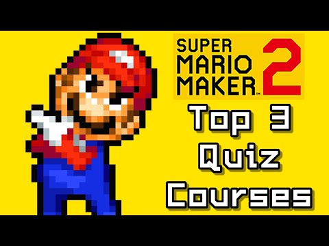 Super Mario Maker 2 Top 3 New QUIZ Courses (Switch)