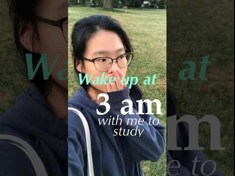 Wake Up at 3AM to Study #studymotivation #productivity #motivation #3am #studyvlog