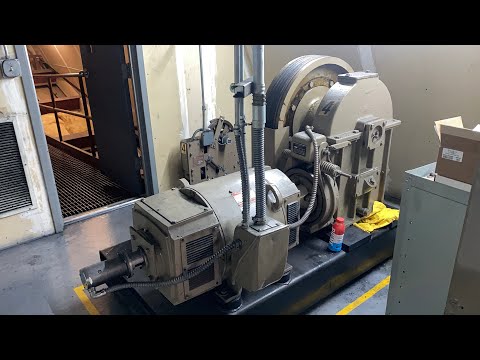 Montgomery Traction Elevator Machine Room