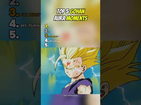 Top 5 Gohan AURA Moments💀| Dragon Ball