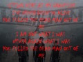 We As Human - Dead Man Lyrics Video 