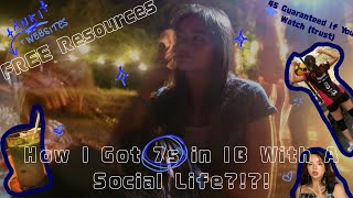 IB Deep Dive | How I Got 7s In IB (while remaining sane) | ✨Free ANKI Flashcards + Resources ✨
