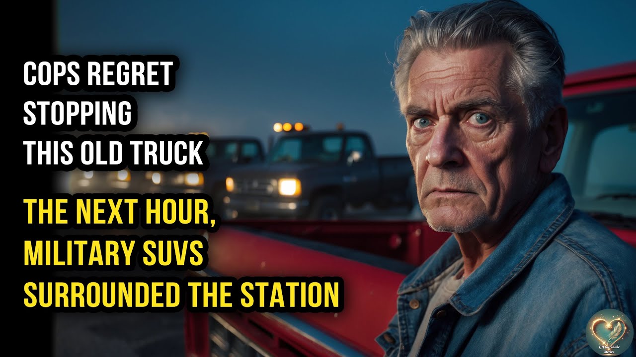 Cops Regret Stopping This Old Truck — The Next Hour, Military SUVs Surrounded the Station