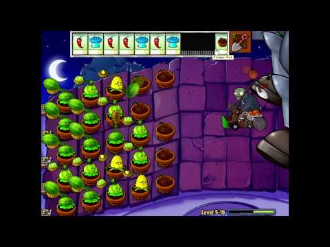 Plants Vs Zombies - Stage 5-10 Final Boss