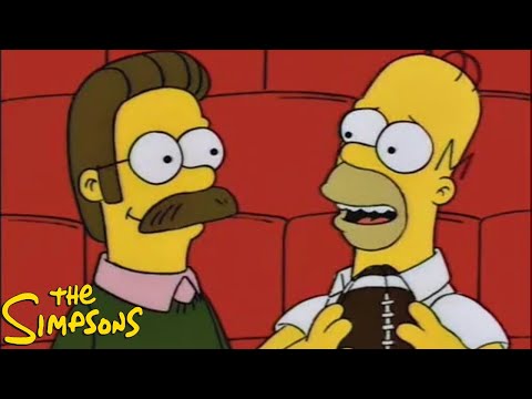 The Simpsons S05E16 Homer Loves Flanders | Season 5 Episode 16 | TV Series Episode Review