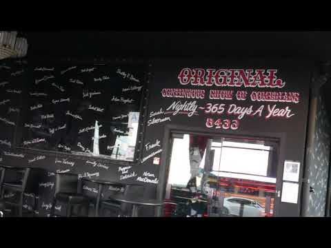 Comedy Store Marquee Congratulations Punkie Johnson SNL Saturday Night Live Los Angeles California