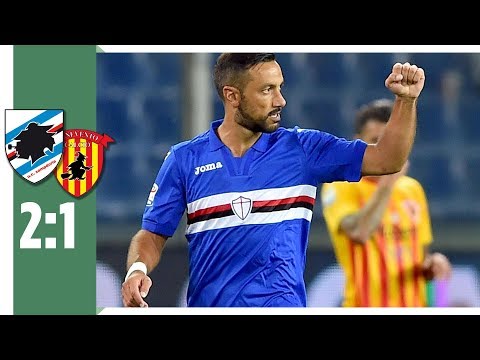 Sampdoria Genua -  Benevento Calcio 2:1 / Quagliarella rettet Genua mit 2 Toren