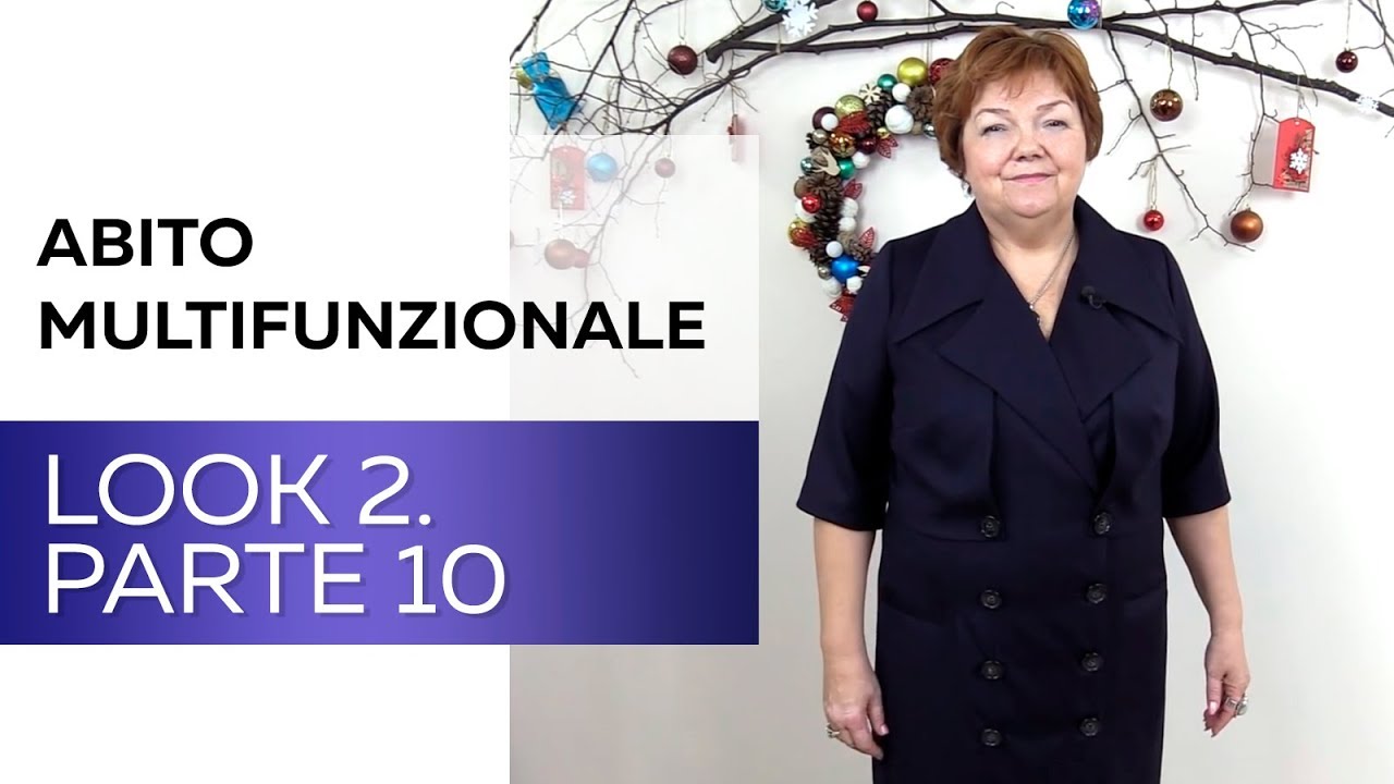 Watch Now Abito multi funzionale e piccola giacchina che si attacca ai bottoni della giacca. Look 2 Abito multi funzionale e piccola giacchina che si attacca ai bottoni della giacca. Look 2
