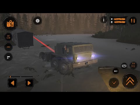 MudRunner Mobile Truck Driving Games - Android iOS Gameplay - Night Safari, Mission 4 - YouTube