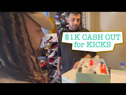 $1k CASH OUT for KICKS!!