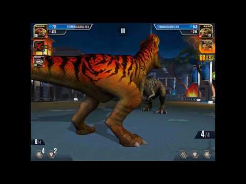 Aquatic battle and 99x t rex with baylor and bella