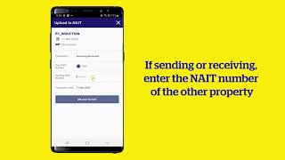 Uploading data to NAIT via the Data Link App