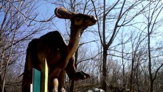 preview picture of video 'Dinosaurs Alive Brookfield Zoo 2013 Olorotitan animatronics'