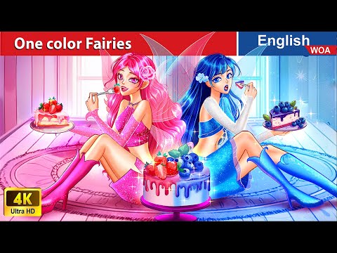 One color Fairies 💙❤️ Princess Story🌛 Fairy Tales in English @WOAFairyTalesEnglish