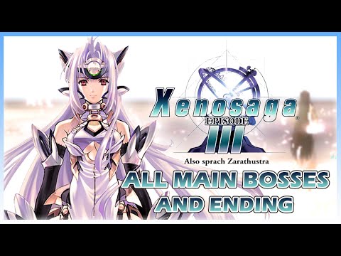 Xenosaga Episode 3 - All Main Bosses + Ending