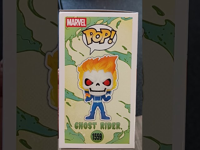 Vídeo relacionado con Funko Figura de vinilo exclusiva Pop! Marvel #1559 Strange Tales Ghost Rider que brilla en la oscuridad
