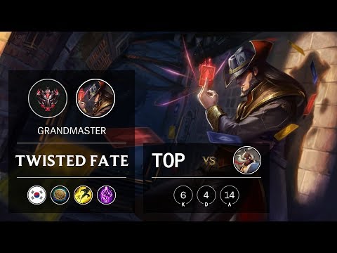 Twisted Fate Top vs Corki - KR Grandmaster Patch 9.15
