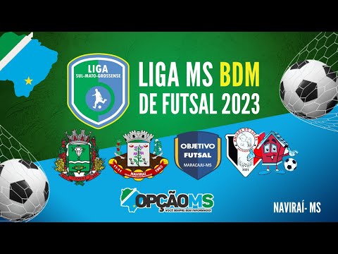 AO VIVO - Liga MS BDM  de Futsal 2023 / SABADO 04/11 - NAVIRAÍ MS
