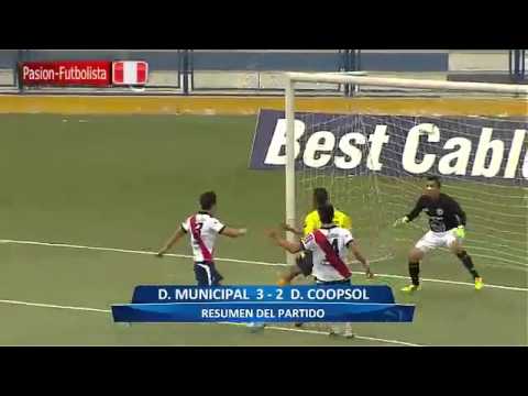 D.Municipal vs D. Coopsol 3-2 Todos Los Goles Segunda División 11/10/2014