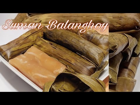 Suman Balanghoy|Suman Cassava Recipe|Budbud balanghoy