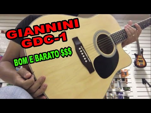Violão Giannini GDC1 Folk / Excelente Custo Benefício