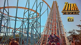 Download lagu 2024 Titan Roller Coaster On Ride 4K POV Six Flags Over Texas mp3