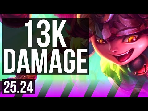 LULU & Lucian vs BLITZCRANK & Kai'Sa (SUP) | 13K damage | KR Diamond | 25.24