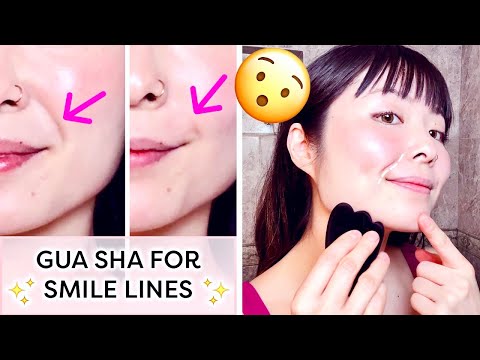 [4-MIN] GUA SHA FOR SMILE LINES (NASOLABIAL FOLDS, LAUGH LINES) ANTI-AGING FACE MASSAGE ♡Lémore♡