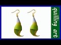 Paper quilling - Making new 2015 And 2016model earrings 