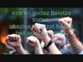 Izarren hautsa - ken zazpi (letra) 