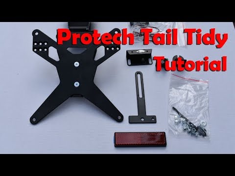 How to assemble the Protech Tail Tidy License Plate Holder | Tutorial