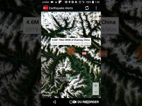 Zhamog, China Earthquake January 19th, 2019