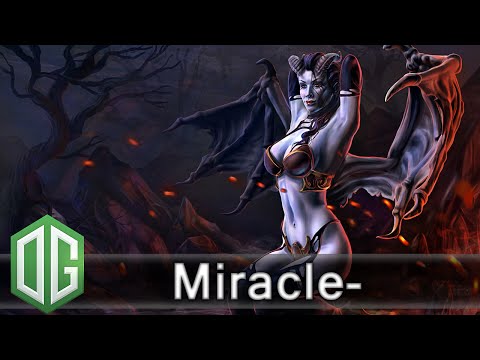 OG. Miracle- Queen of Pain Gameplay - Ranked Match - OG Dota 2