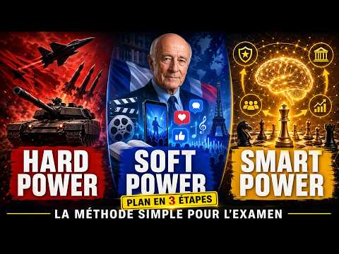 Méthode simple pour réussir un plan d’examen sur hard power et soft power en HGGSP