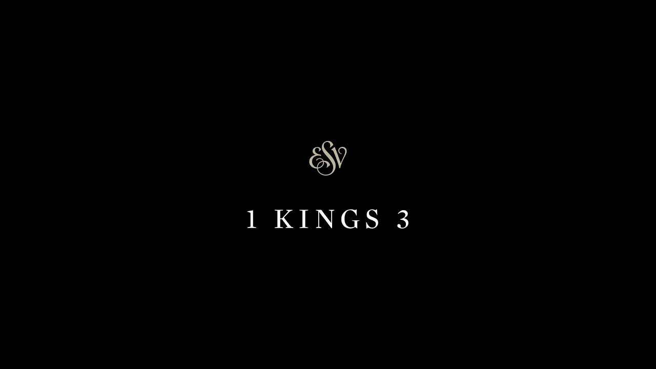 1 Kings 3 - English Standard Version (ESV)