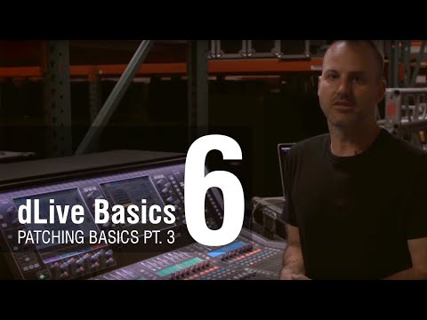 Mike Bangs - dLive Basics 6 - Patching Basics 3 - Tie Lines