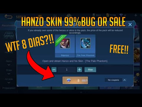 Hanzo Skin for 8Dias?!! (Watch before Moonton Fix this bug)
