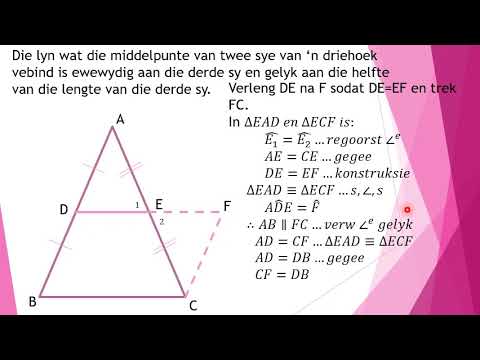 Graad 10 Wiskunde Les 6 Middelpuntstelling 27 tot 31Julie