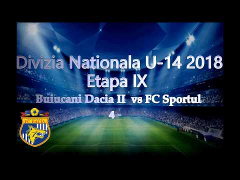 Etapa IX Buiucani Dacia II vs FC Sportul U-14 4-0 [22.10.2017]