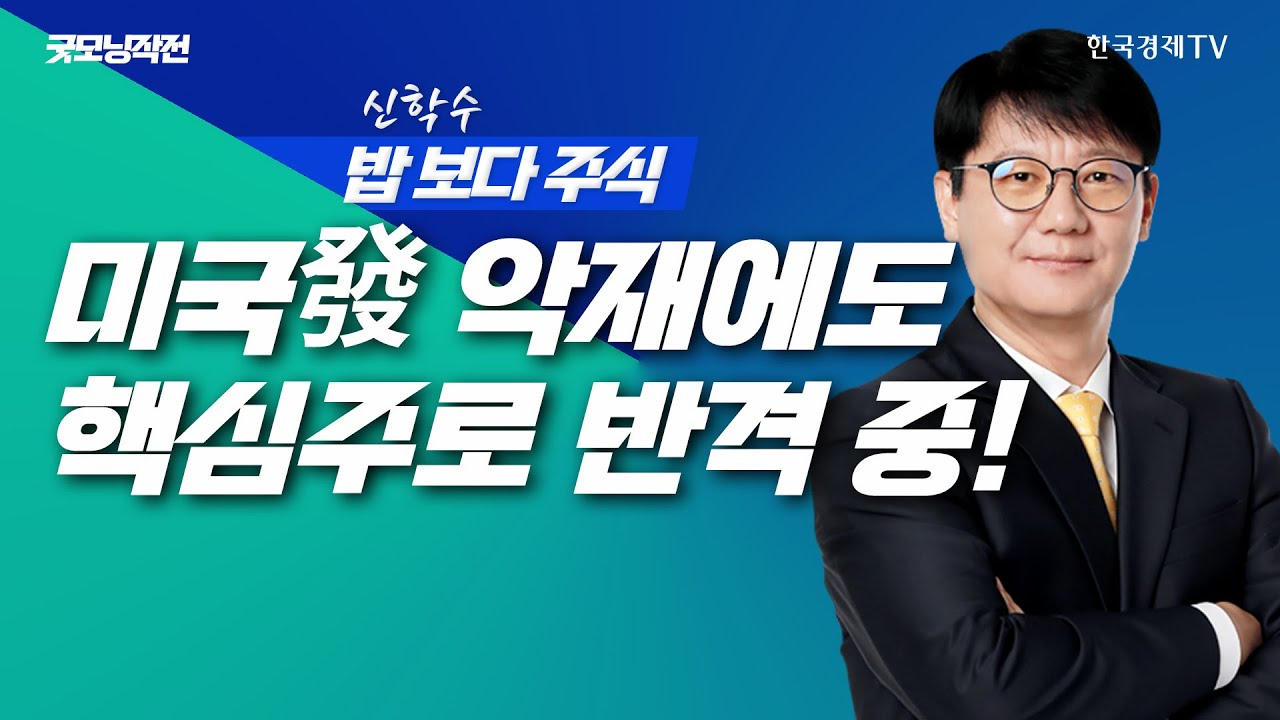 美 AI 거품·고용 쇼크에도 핵심주로 반격하는 韓 증시ㅣ신학수 밥보다주식_251107