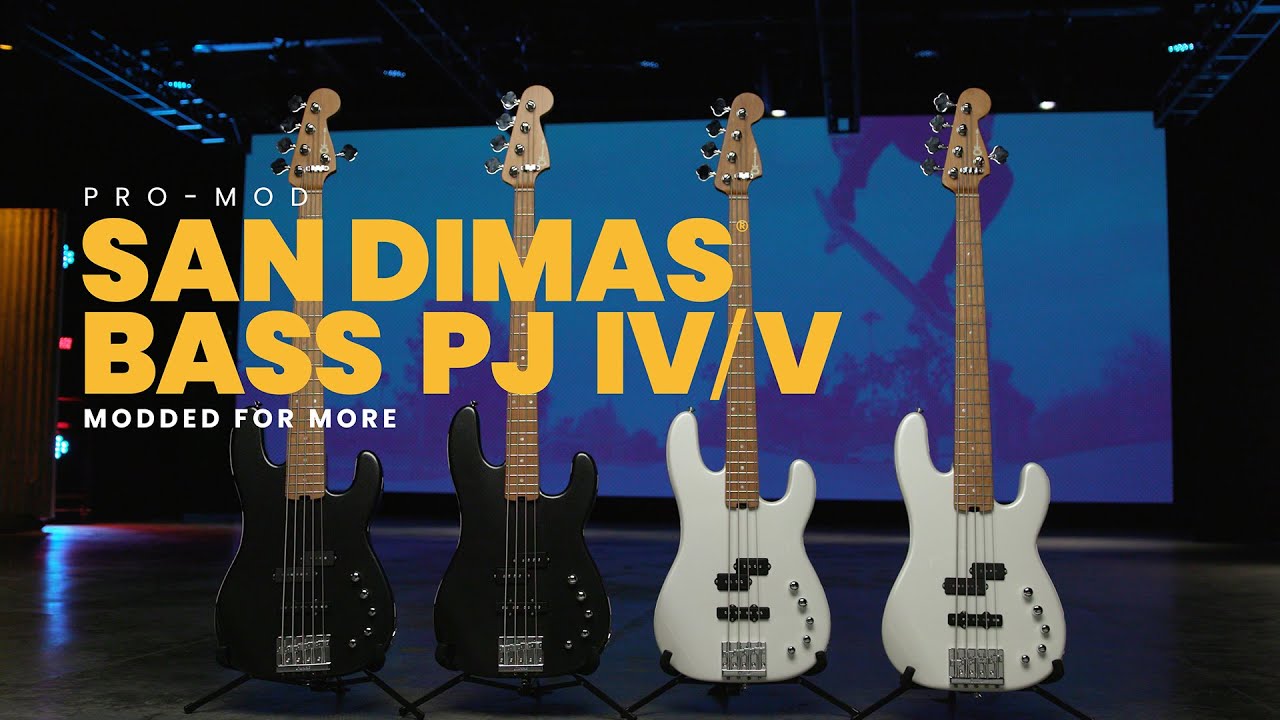 CharvelÂ® Pro-Mod San DimasÂ® PJ IV & V Bass - YouTube