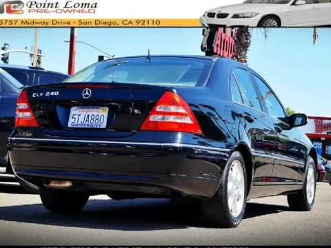 2002 Mercedes-Benz C-Class C240 4Dr Sedan 2.6L Auto (San Diego, California)